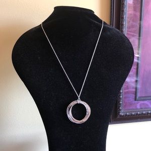 Playful Silver Tone Necklace